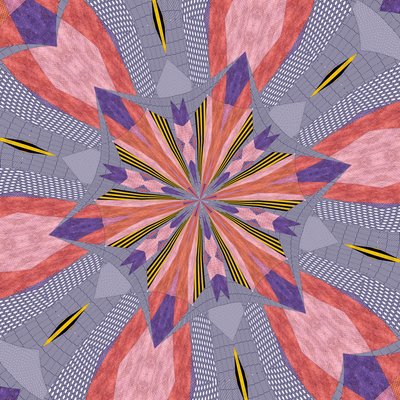 ornament #72,2019,(blandet media) av Alex Caminker