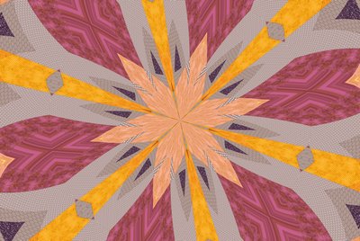 ornament #73,2019,(blandet media) av Alex Caminker