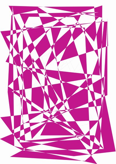 lilla, 2018, (blandet media) av Alex Caminker