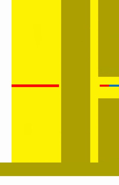 sikt mellom rom (naturlige magneter),2016, av Alex Caminker