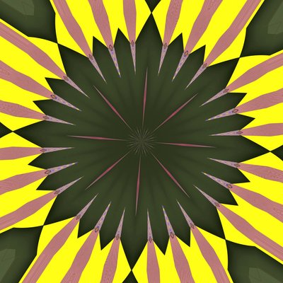 solsikke, 2019, (digital) av Alex Caminker