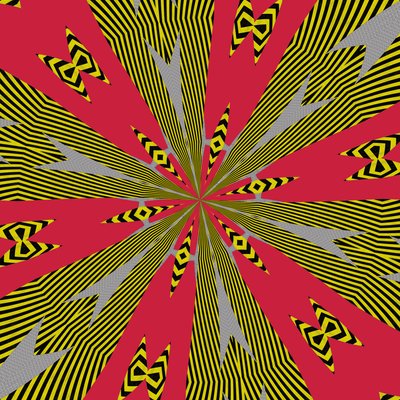 symmetri #19,2019,(blandet media) av Alex Caminker