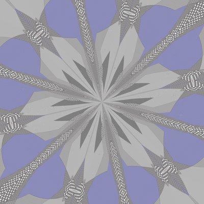 symmetri #35,2019,(blandet media) av Alex Caminker