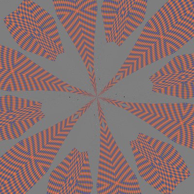 symmetri #37,2019,(blandet media) av Alex Caminker