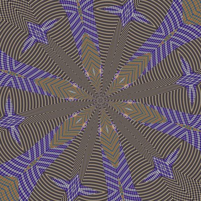 symmetri #38,2019,(blandet media) av Alex Caminker