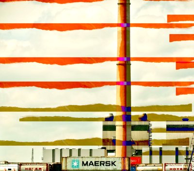 lager, 2019, (collage) av Alex Caminker