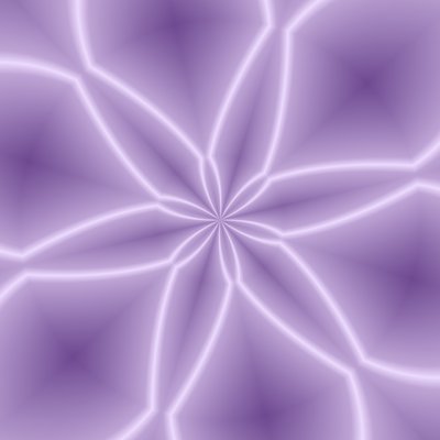 vannrefleksjon I, 2019, (gradient) av Alex Caminker