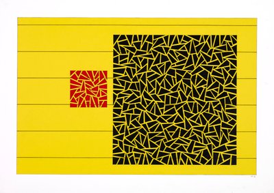 Poise på Yellow Field av Alex Dunn