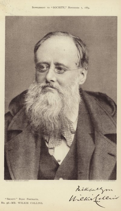 Portrett av Wilkie Collins av Alexander Bassano