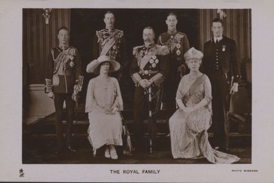 Kongefamilien (s/hvitt bilde) av Alexander Bassano