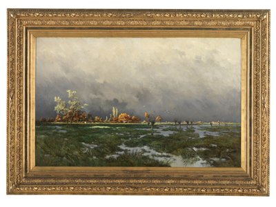 Solskinn etter stormen (olje på lerret) av Alexander Coosemans