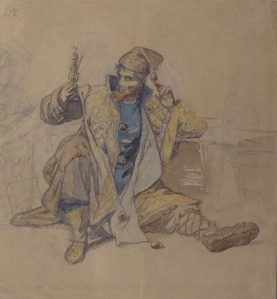 Jester av tsar Ivan den grusomme av Alexander Dmitrievich Litovchenko
