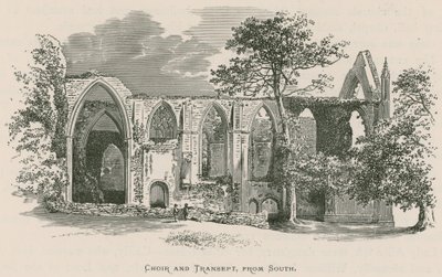Bolton Priory, Choir and Transept, fra sør av Alexander Francis Lydon