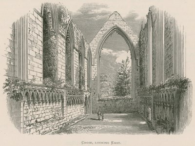 Bolton Priory, Choir, ser østover av Alexander Francis Lydon