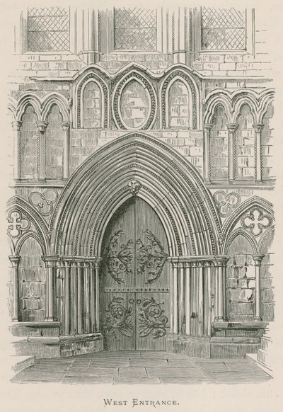 Bolton Priory, vestre inngang av Alexander Francis Lydon
