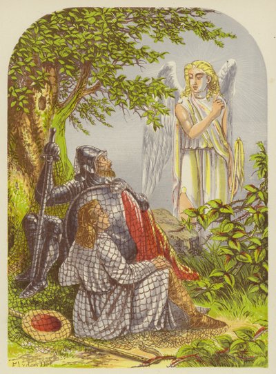 Christian og Hopeful fanget i nettet av Alexander Francis Lydon