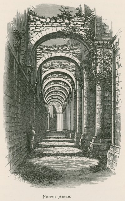 Fountains Abbey, North Aisle av Alexander Francis Lydon