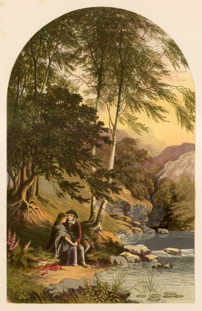 Illustrasjon for Burns To Mary in Heaven av Alexander Francis Lydon