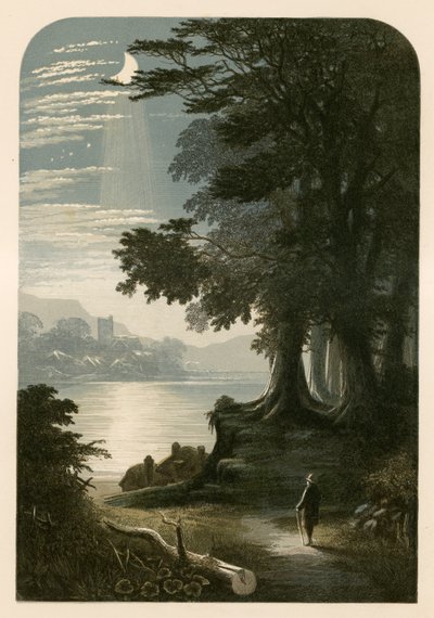 Illustrasjon for Miltons Il Penseroso av Alexander Francis Lydon