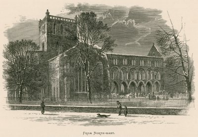 Jedburgh Abbey, fra nordøst av Alexander Francis Lydon