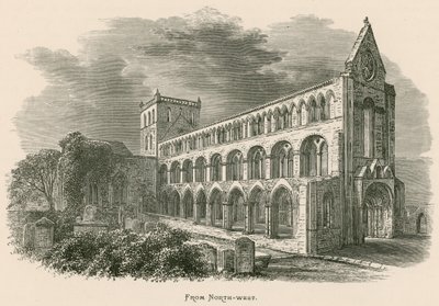 Jedburgh Abbey, fra nordvest av Alexander Francis Lydon