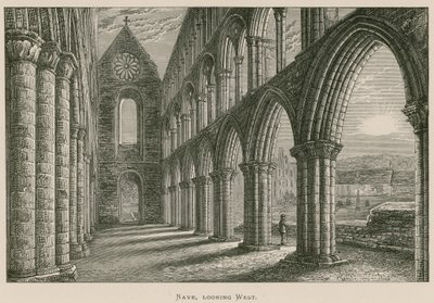 Jedburgh Abbey, Nave, ser vestover av Alexander Francis Lydon