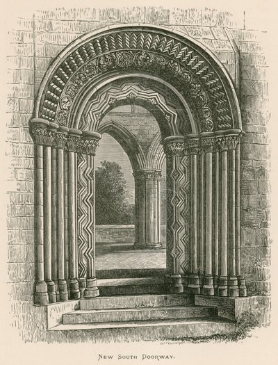 Jedburgh Abbey, New South Doorway av Alexander Francis Lydon