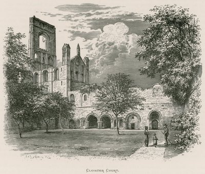 Kirkstall Abbey, Cloister Court av Alexander Francis Lydon