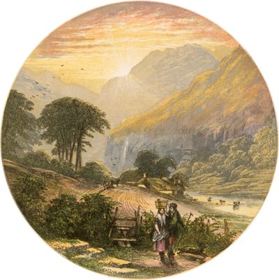 Lake District scene av Alexander Francis Lydon