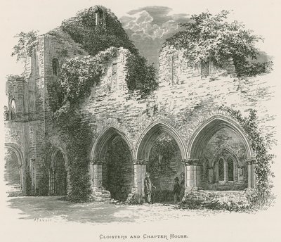 Netley Abbey, Cloisters og Chapter House av Alexander Francis Lydon