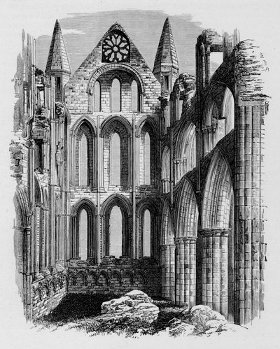 North Transept, Whitby Abbey, c1880, 1897 av Alexander Francis Lydon