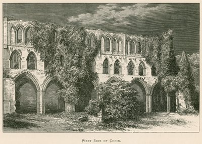 Rievaulx Abbey, vestsiden av koret av Alexander Francis Lydon
