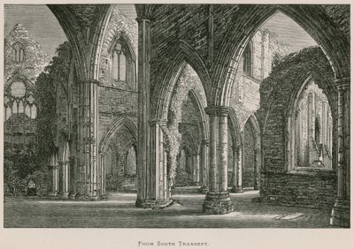 Tintern Abbey, fra South Transept av Alexander Francis Lydon