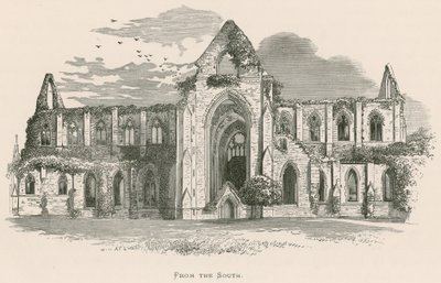 Tintern Abbey, fra sør av Alexander Francis Lydon