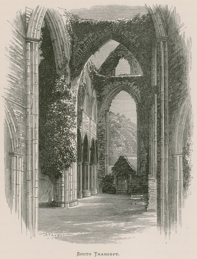 Tintern Abbey, South Transept av Alexander Francis Lydon
