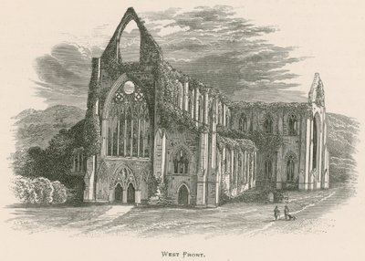 Tintern Abbey, vestfronten av Alexander Francis Lydon