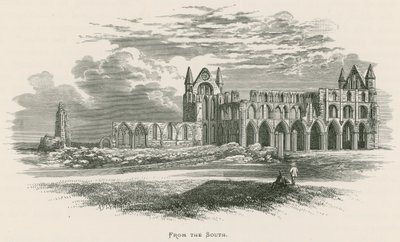 Whitby Abbey, fra sør av Alexander Francis Lydon
