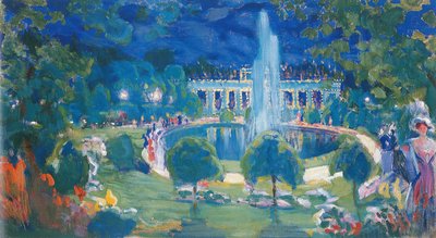 Fontener, ca. 1908. av Alexander Fyodorovich Gaush