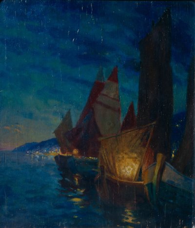 Seiler om natten av Alexander Fyodorovich Gaush
