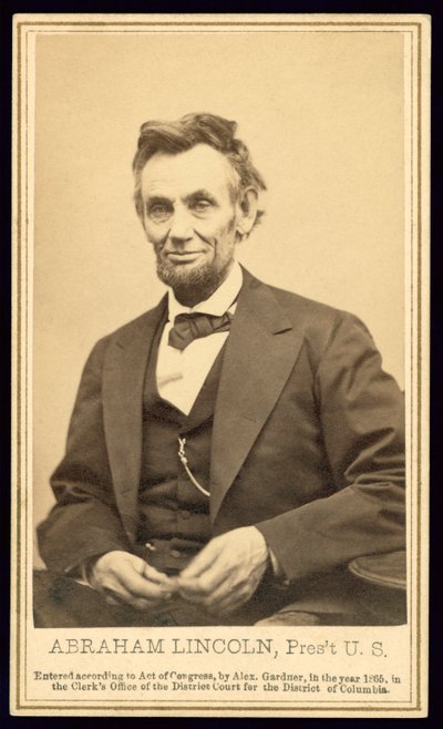 Portrett av Lincoln av Alexander Gardner av Alexander Gardner