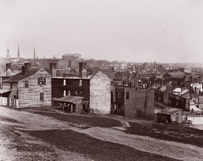 Richmond etter evakueringen, 1865. av Alexander Gardner