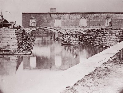 Ruiner nær Canal Basin, Richmond, 1865. av Alexander Gardner
