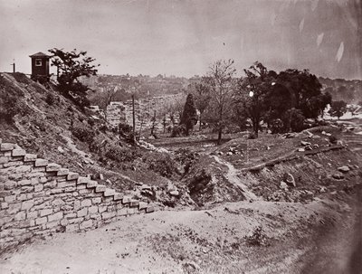 Ruinene av R & P Railroad Bridge, Richmond, ca. 1865. av Alexander Gardner