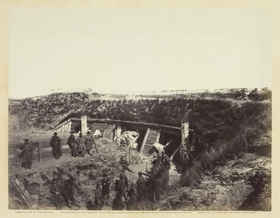 Preikestolen, Fort Fisher, N.C., januar 1865. av Alexander Gardner