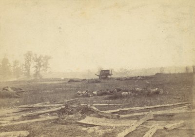 Utsikt over slagmarken til Antietam, september 1862, 1862. av Alexander Gardner