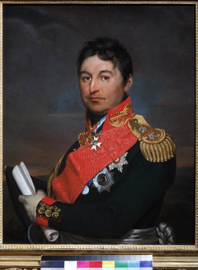 General Alexandre Dmitrievitch Balachov - Portrett av general Alexander Dmitriyevich Balashov (1770-1837) - Alexander Grigoryevich Varnek (1782-1843). Olje på lerret av Alexander Grigoryevich Vanek