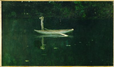 Ensomhet (maleri på lerret) av Alexander Harrison