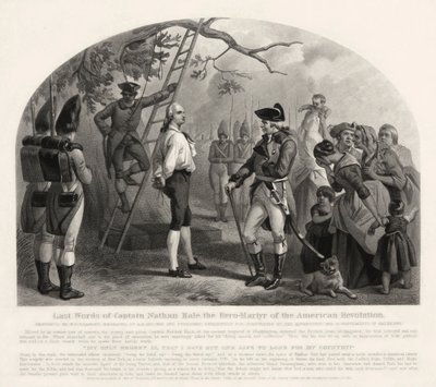 Siste ord fra kaptein Nathan Hale av Alexander Hay Ritchie