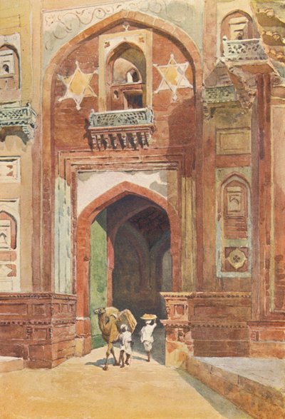 Agra Fort - Inne i Delhi-porten, c1880 1905. av Alexander Henry Hallam Murray