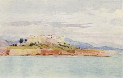 Antibes (farge litho) av Alexander Henry Hallam Murray